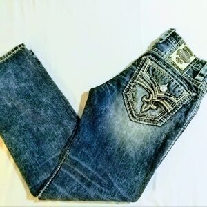 Rock Revival Men's Kent/Straight Style,sz 32/32